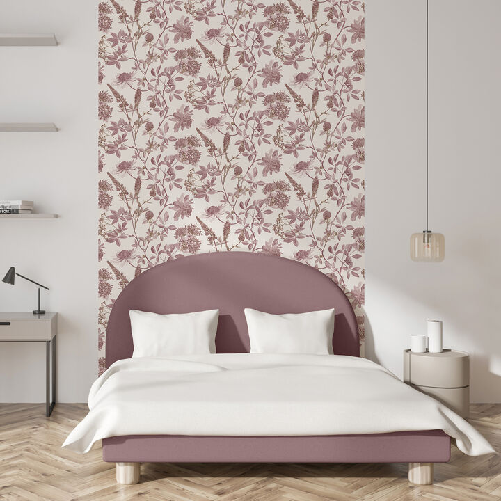Botanical Blueprint Painterly Branches Wallpaper