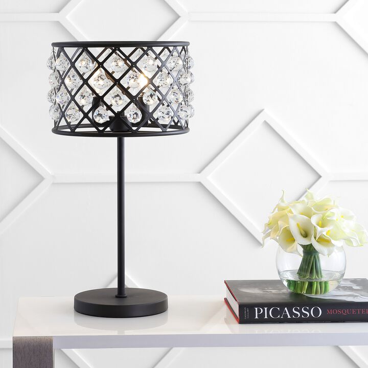 Gabrielle Metal/Crystal LED Table Lamp