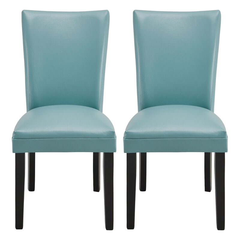 Leather Upholstered Side Chair (Set of 2)