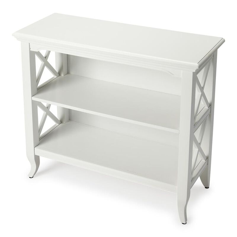 Butler Specialty Company Newport 32W 2 Shelf Bookcase, White
