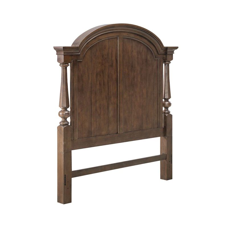 Liberty Furniture Arden Road Queen Arched Poster Bed Headboard - Satin Cherry image number 0