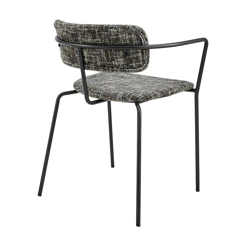 Alivia Fabric Dining Side Arm Chair Set of 2