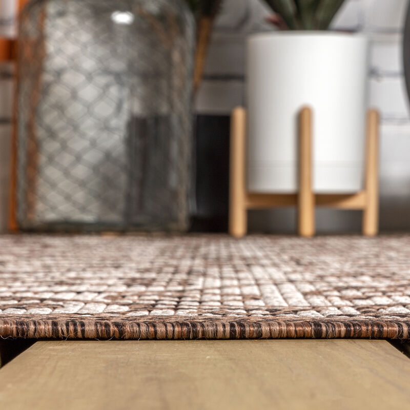 Madrid Vintage Filigree Textured Weave Indoor/Outdoor Area Rug