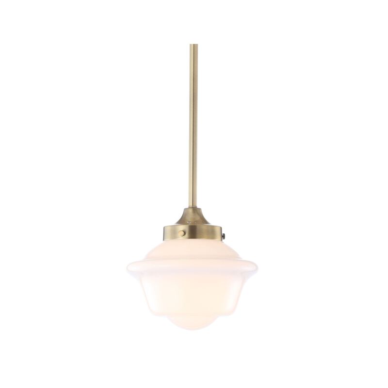 Kurtz Adjustable Drop Metal/Glass LED Pendant