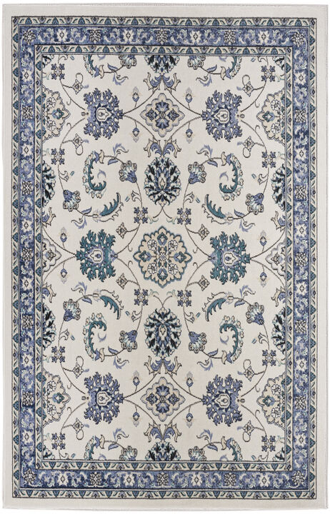 HomeRoots Floral Indoor Outdoor Area Rug