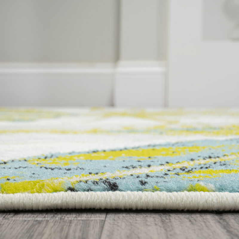 Monstera Tropical Leaves Area Rug