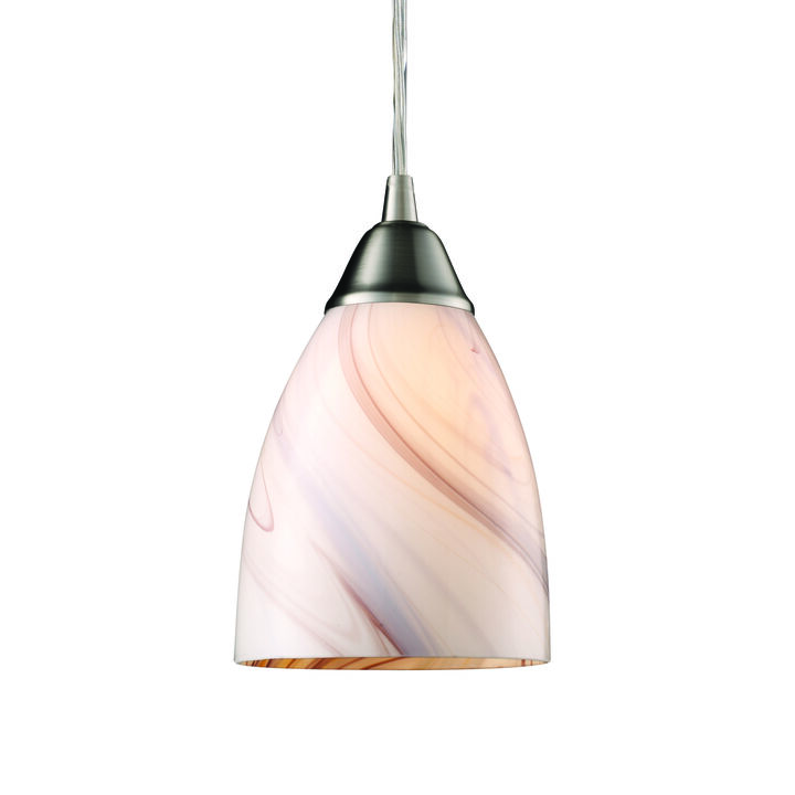 Pierra LED Swirl Glass Mini Pendant