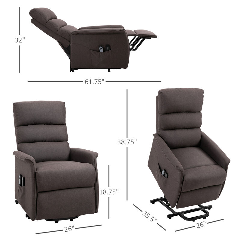 Hivvago Power Lift Recliner Chair with Remote Control image number 2