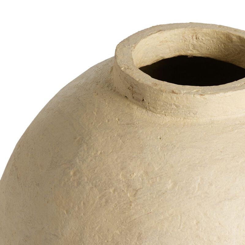 Olivos Wide Paper Mache Vessel