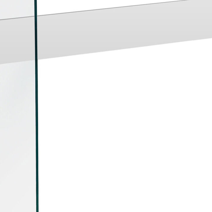 Rustic Solid Console Table with Sturdy Frame for Hallway and Living Room Storage