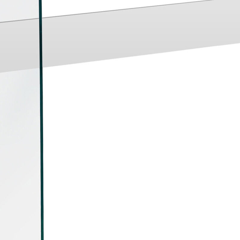 Rustic Solid Console Table with Sturdy Frame for Hallway and Living Room Storage