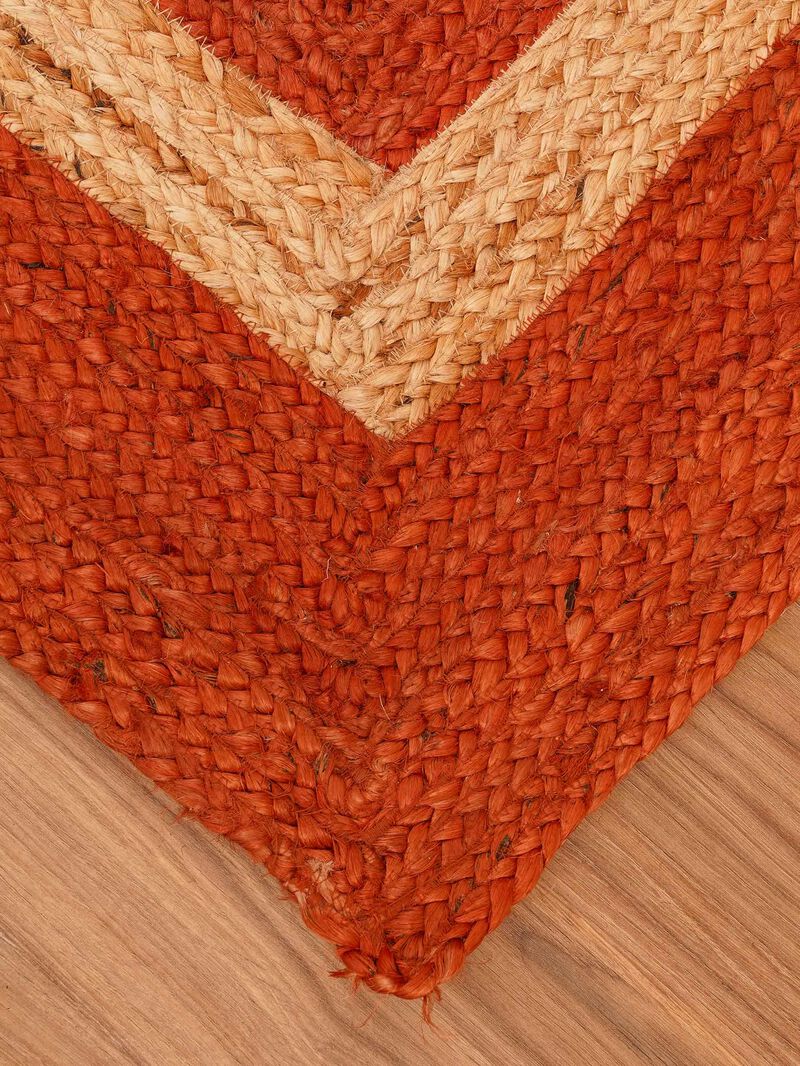 HAND WOVEN JUTE ECO-FRIENDLY AREA RUGS  - Contemporary Modern Pattern, High Pile, Natural Fiber, Outdoor Indoor Handmade Area Rugs for Living Room, Bed Room (J00025) image number 2