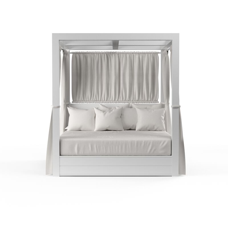 Newport Resort King Daybed in Cast Silver, No Welt