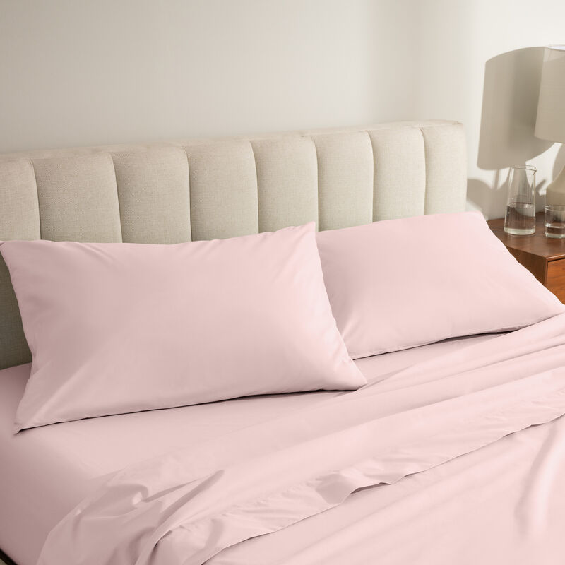 100% Organic Cotton Percale Cooling Pillowcase Set image number 2