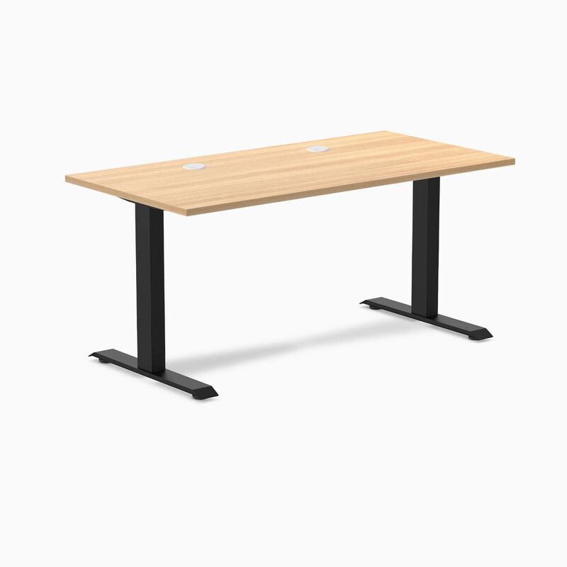Desky Zero Scalloped Laminate Office Desk image number 0