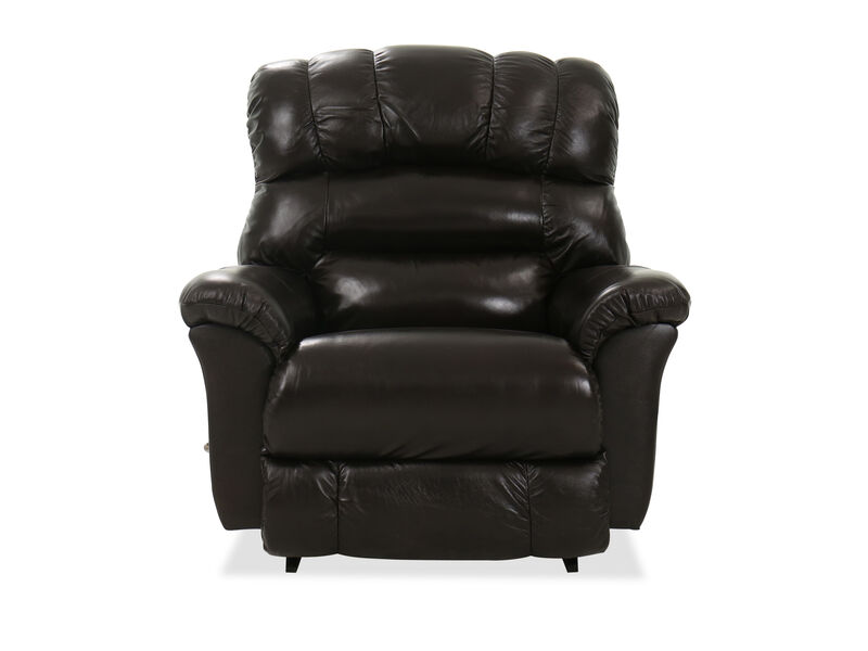 Randell Chocolate Leather Rocking Recliner