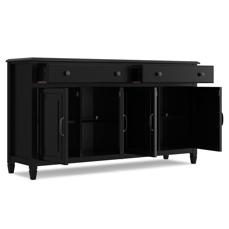 Connaught Large Sideboard Buffet Storage Cabinet image number 4