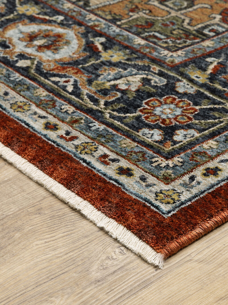 Aberdeen 5'3" x 7'6" Red Rug image number 4