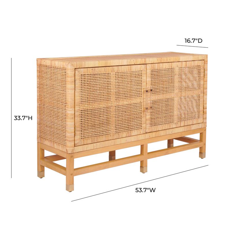 Amara Natural Woven Rattan Buffet image number 3