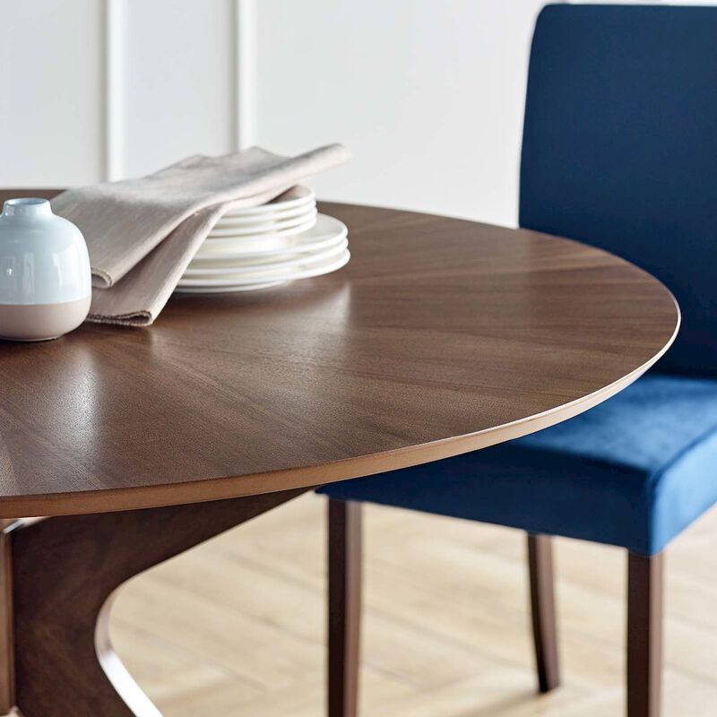 Crossroads 47" Round Wood Dining Table image number 8