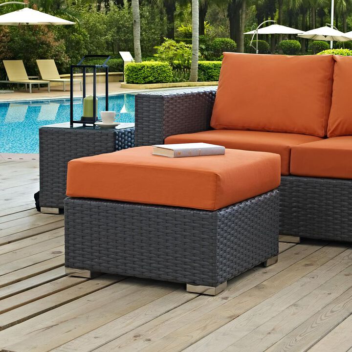 Sojourn Outdoor Patio Sunbrella Ottoman