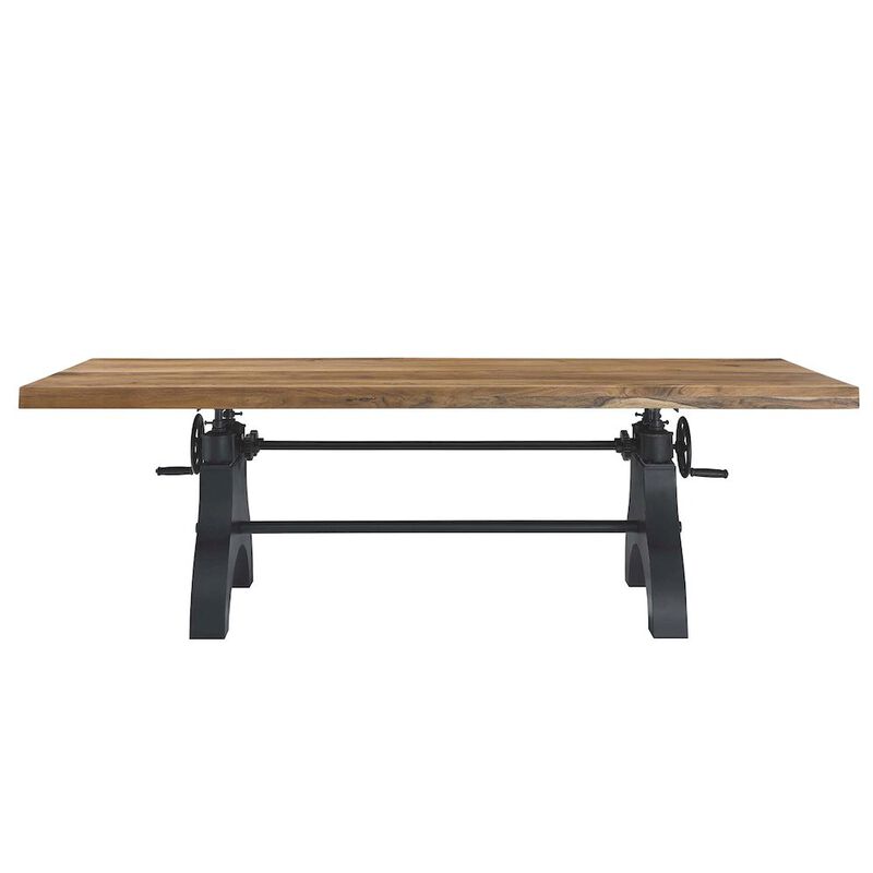 Genuine 96" Crank Adjustable Height Dining and Conference Table image number 6