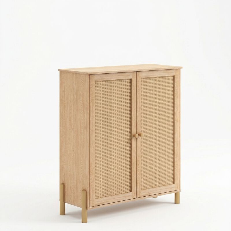 Wegnet  Rattan Doors Cabinet image number 0