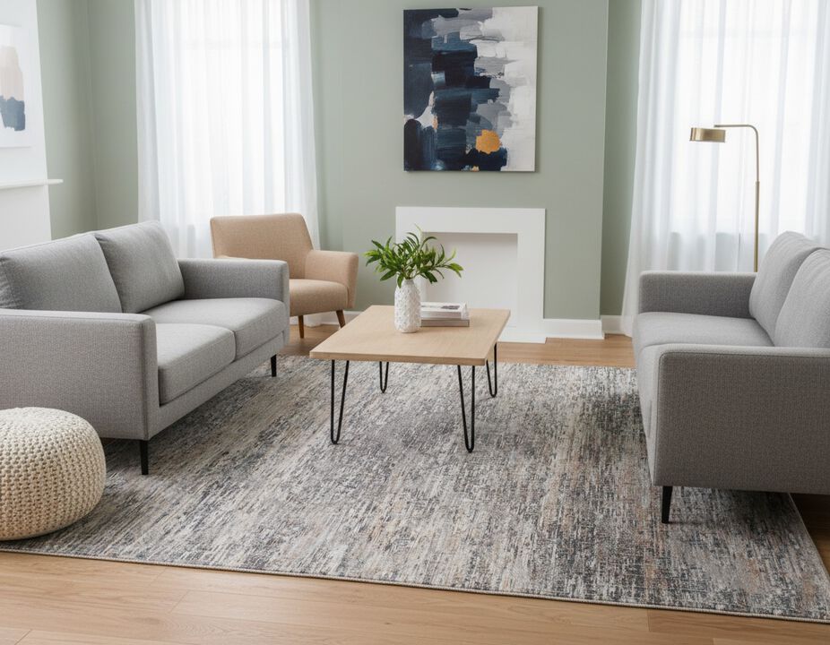 Amour 840269 Ivory 5' x 8' Rug