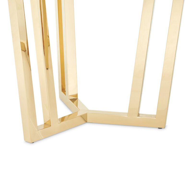 Michael Amini Palm Gate Rectangular Dining Table - Cloud White