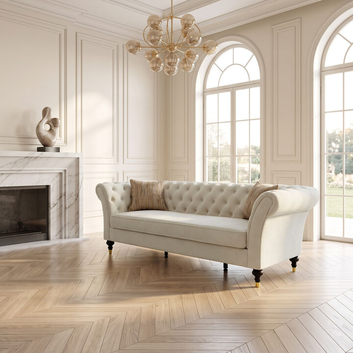 Kalsor Velvet Sofa