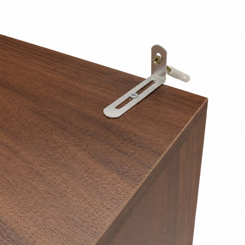 Heskmo 9‑Cubby Flip‑Door Cube Bookcase image number 4