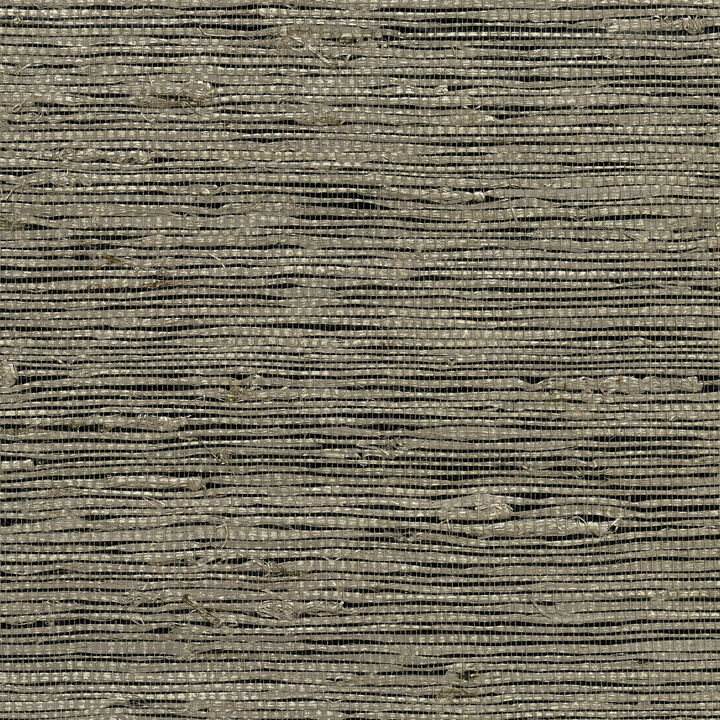 Yangtze Taupe Grasscloth Wallpaper