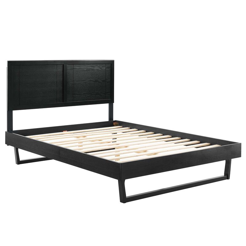 Modway - Marlee Full Wood Platform Bed with Angular Frame image number 2
