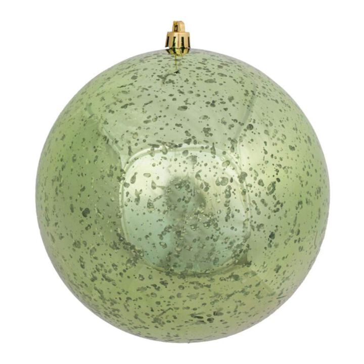Vickerman 440544-6" Celadon Shiny Mercury Ball Christmas Tree Ornament (4 pack) (M166554)
