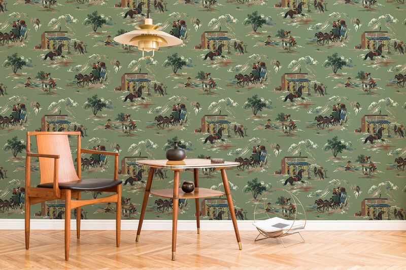 Wild West Peel & Stick Wallpaper image number 1