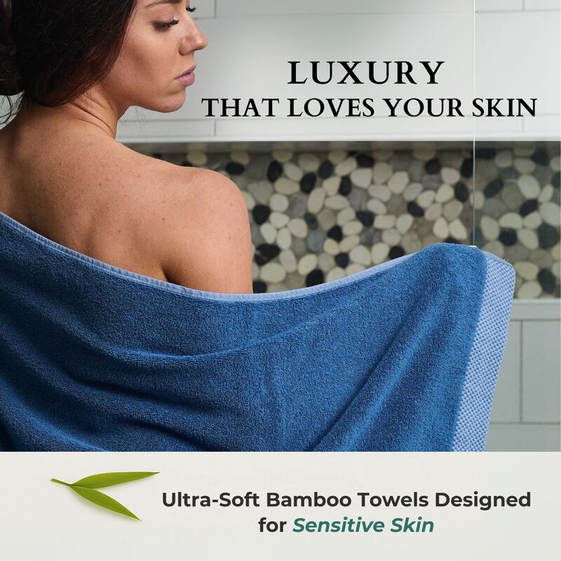 BedVoyage Luxury viscose from Bamboo Towel Set 8pc