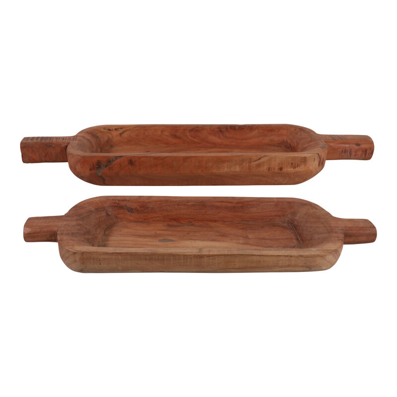 S/2 Reclaimed Wood Bowls image number 0