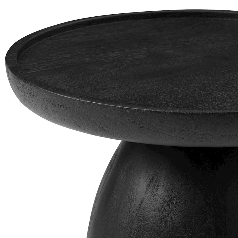 Holloway Round Wood Side Table image number 4