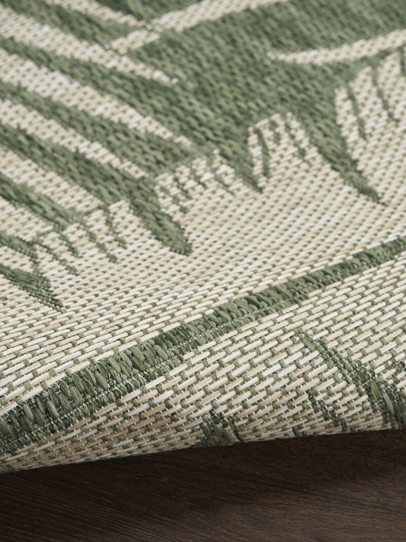 Garden Oasis GOA02 Green/Ivory 8' x 10' Rug