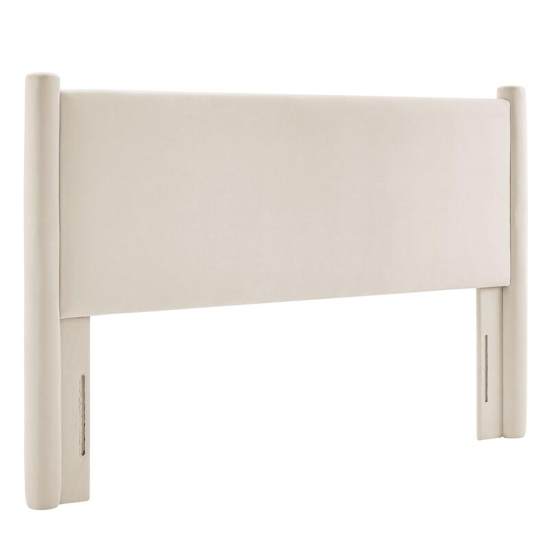 Rael Performance Velvet King Headboard image number 0