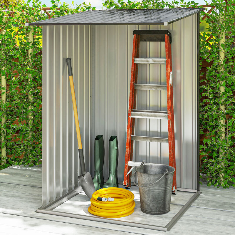 Hivvago Small Lockable Outdoor Tool Shed image number 6