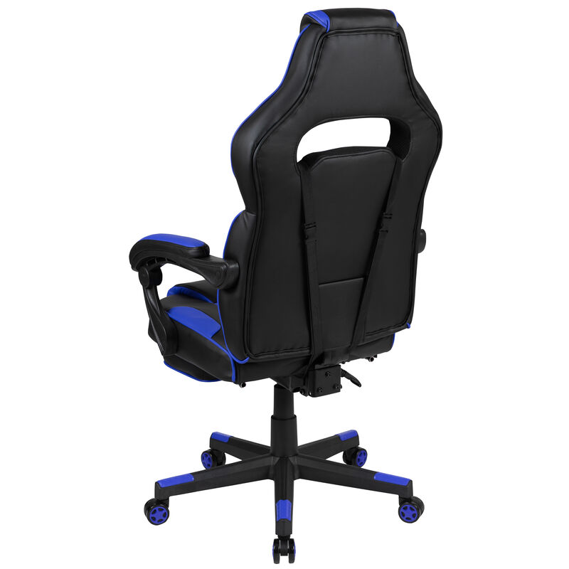 X40 Gaming Chair Racing Ergonomic Computer Chair with Fully Reclining Back/Arms, Slide-Out Footrest, Massaging Lumbar - / image number 6