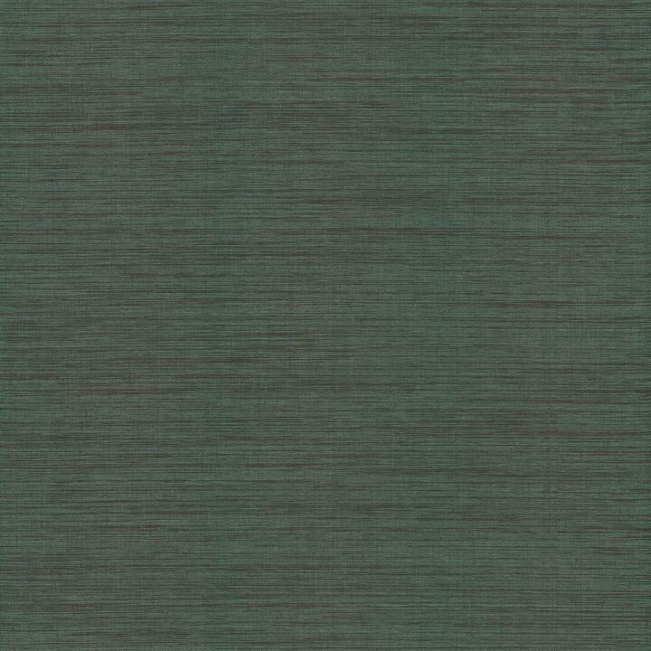 Horizon Paperweave Green Wallpaper