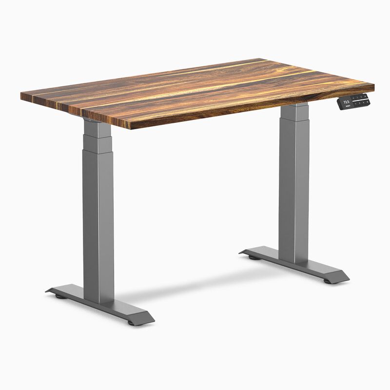 Desky Dual Mini Hardwood Sit Stand Desk image number 0