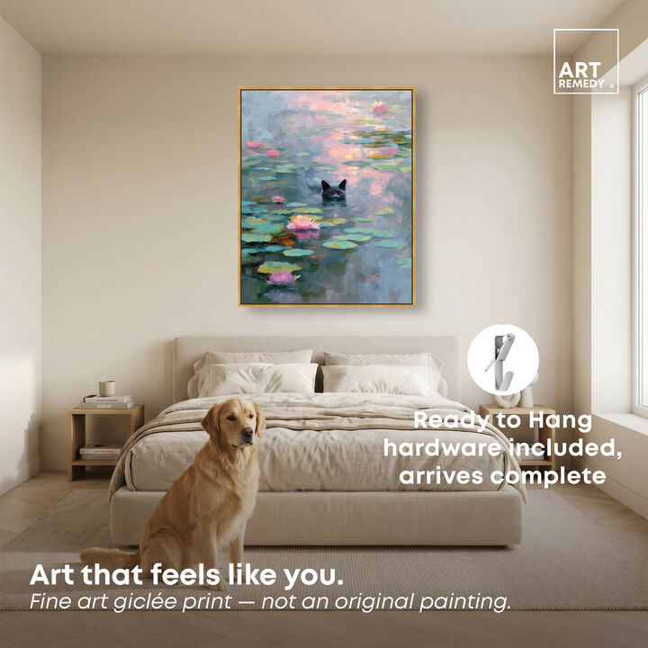 Lily Hunter II Animals Canvas Print by Art Remedy