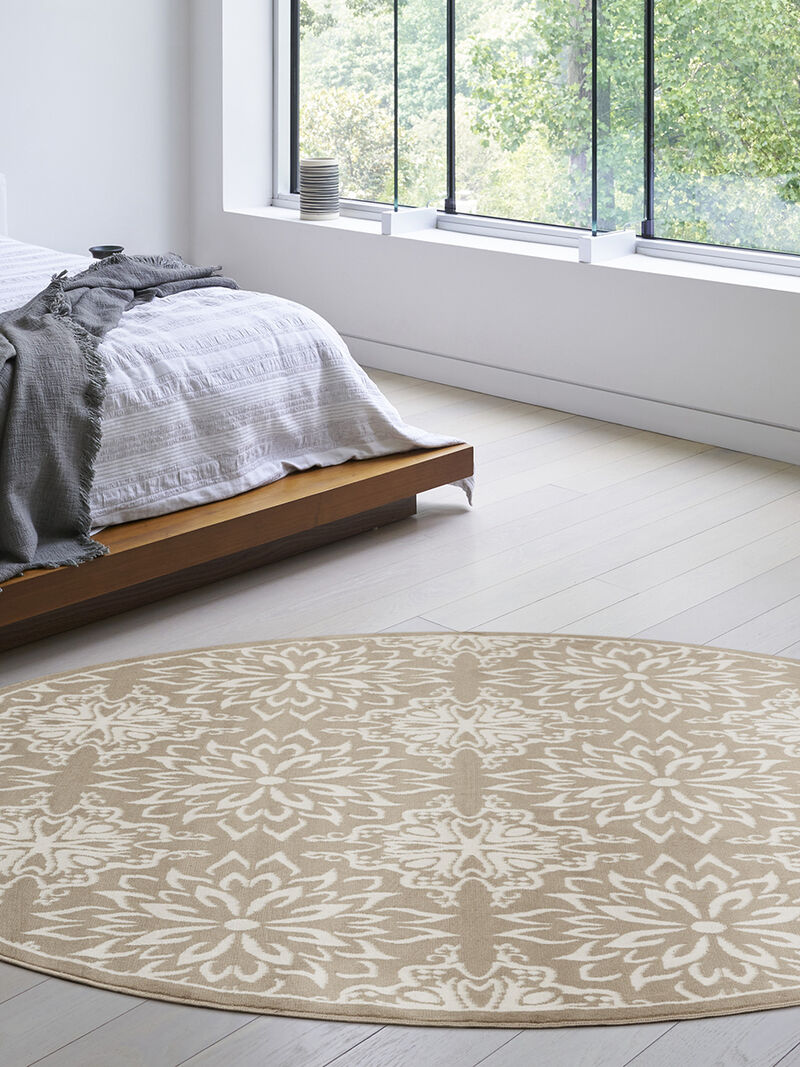 Jubilant JUB06 Taupe 8'6" x 12' Rug