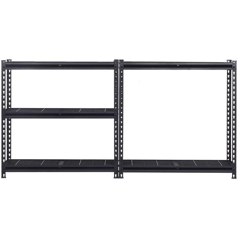 2000 Lbs 5 Tier Metal Storage Shelves for Garage Warehouse Basement image number 4