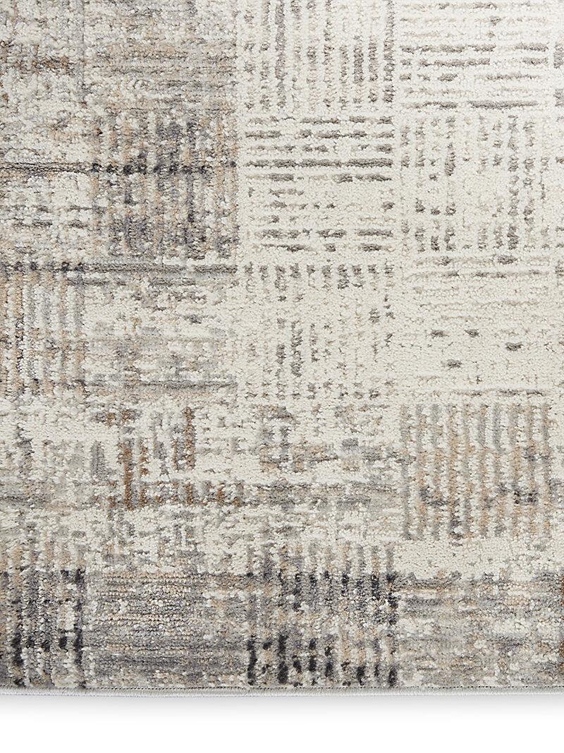 Elation ETN05 Ivory/Gray 2'3" x 7'6" Rug