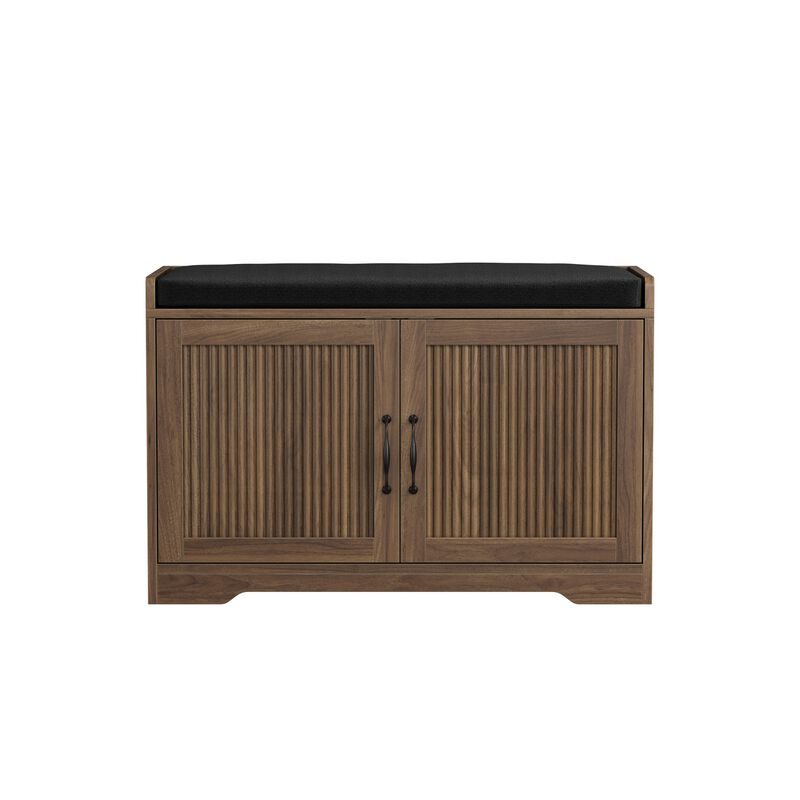 Dempal entryway shoe storage bench image number 0