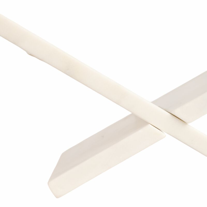 14" Marble Bookstand, White, Kd image number 5